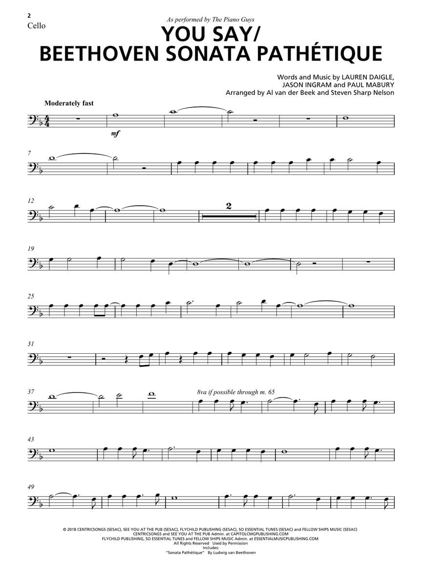 The Piano Guys: Matching Songbook With Arrangements for Piano and Cello: 10th Anniversary Collection (10)