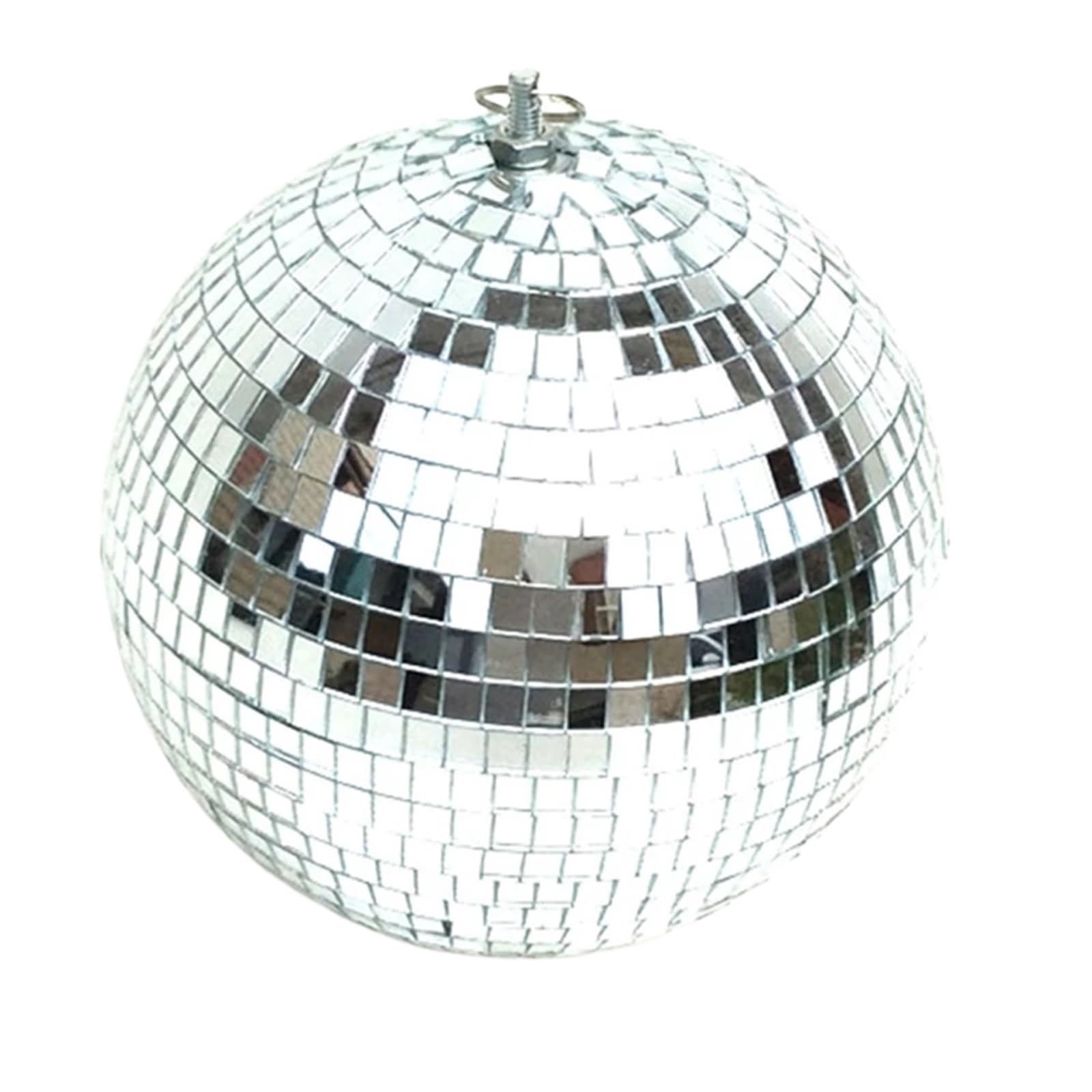 Dekoracja imprezowa lustrzanej kuli dyskotekowej, Disco Mirror Ball Oświetlenie sceniczne Party Decor Srebrny 20 cm