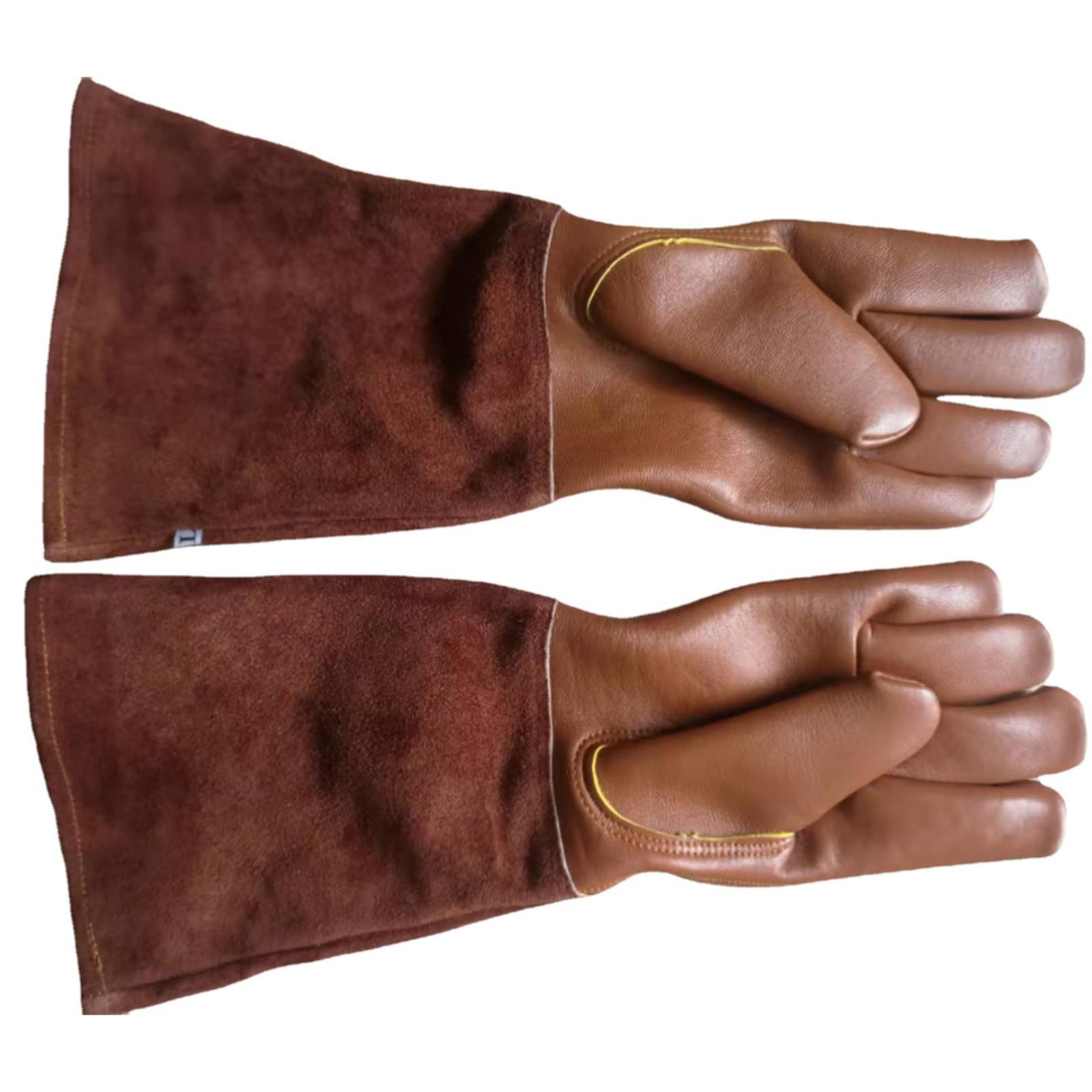 Peau de Mouton Gants Manche Longue Cuir Plantation Gants de pour Le Jardinage Extérieur Polyvalent Gants de Travail en Jardinage Résistants Aux Épines