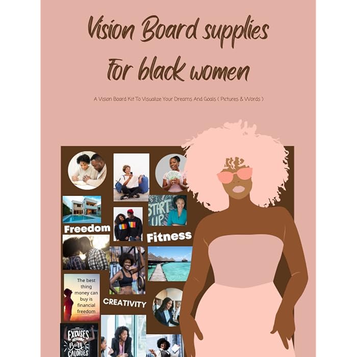 Buy Vision Board Supplies For Black Women A Vision Board Kit To