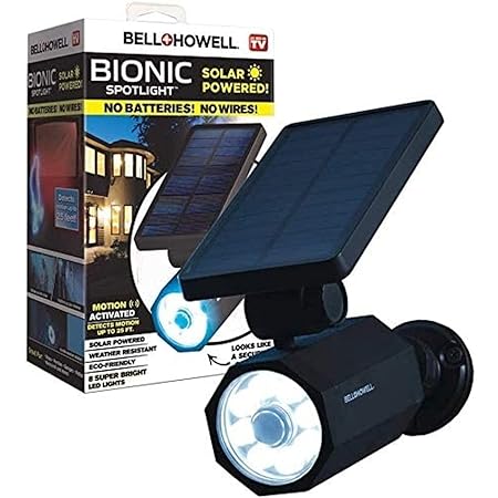 Bionic solar powered flood light Clearance