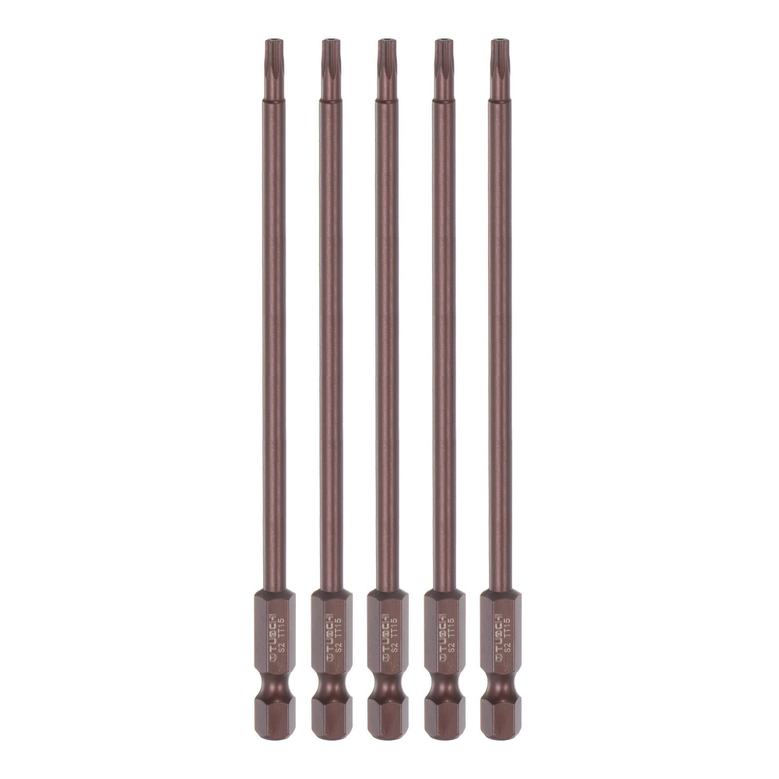 HARFINGTON 5pcs T15 Torx Bit 1/4