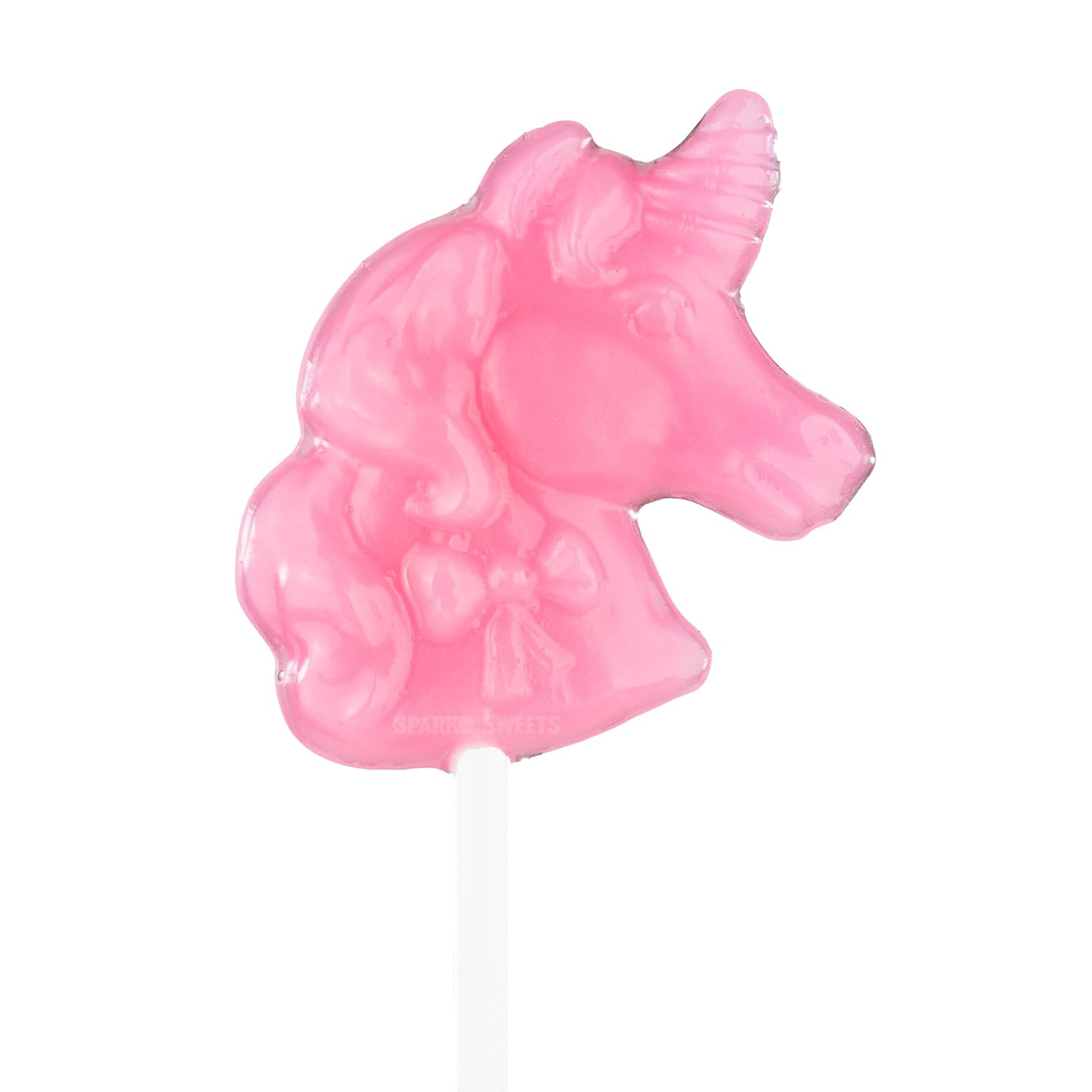 Sparko Sweets Rainbow Unicorns, Assorted Fruit Flavors, Made in Los Angeles, 2.6" Lollipop Diameter, Perfect for Princess Parties, Unicorn Baby Showers, Birthday Celebrations (Blue)