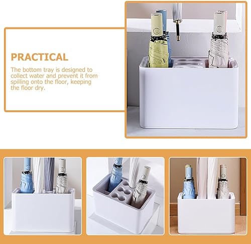 Miniatura 2 de Cabilock Paraguas de plástico para exteriores con bandeja de drenaje