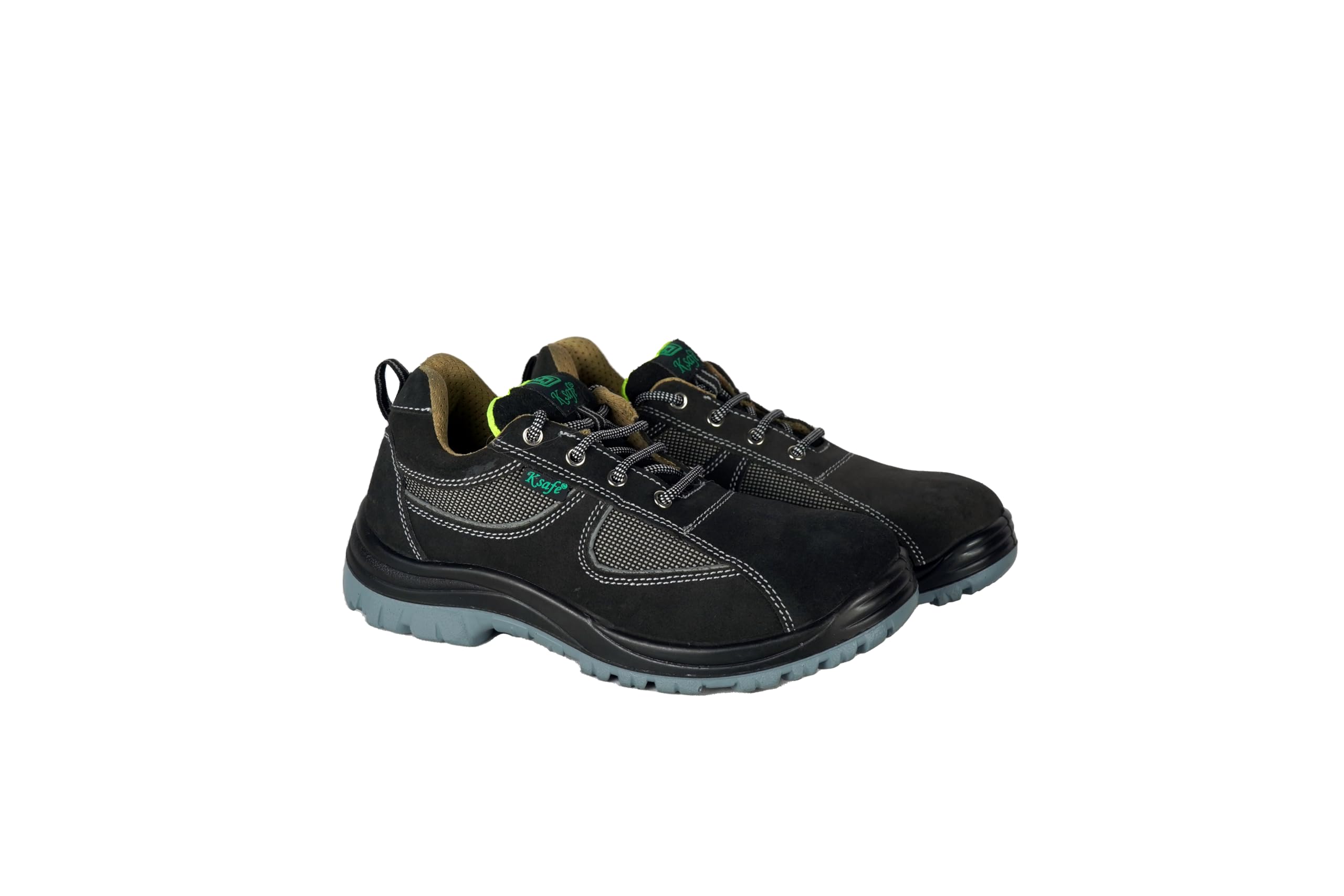 K-Safe ActivGuard Pro Safety Shoes- Black (1 Pair) | Sporty, Oil, Acid, Slip, & Heat Resistant Work Sneakers with Protective Toe | Durable Leather Shoes for Industrial Work | ISI & CE Marked (B0D6NBYST6) Amazon Price History, Amazon Price Tracker