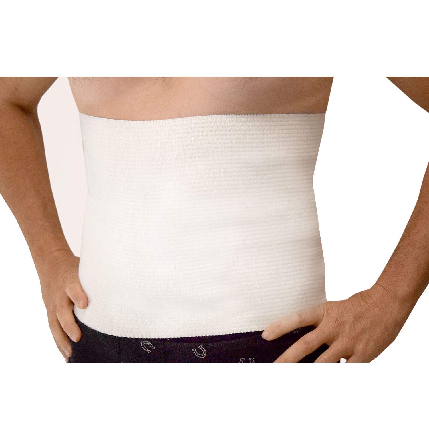 BODYPERFECT Faja Lana Lumbar Algodón y Lana ortopedica Trabajo Lumbar Cinturón térmico (XX-Large)