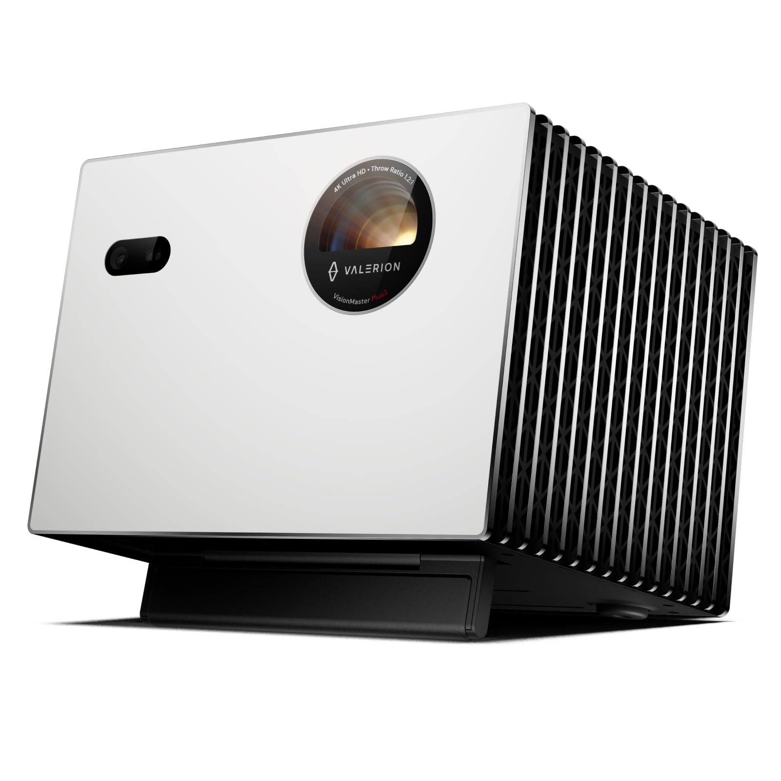 Potrójny projektor laserowy Valerion StreamMaster Plus2, 2000 ISO Lumenów, 2-krotnie wyższa wydajność, 4 ms bez opóźnień w grach, przesyłanie strumieniowe TV-Rich, IMAX, HDR10+, Dolby Vision&Atmos