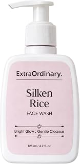 EXTRAORDINARY Silken Rice Face Wash 125ml | Gentle Daily Cleanser for Smooth & Fresh Skin | Suitable for Regular Skincare ... Price In India