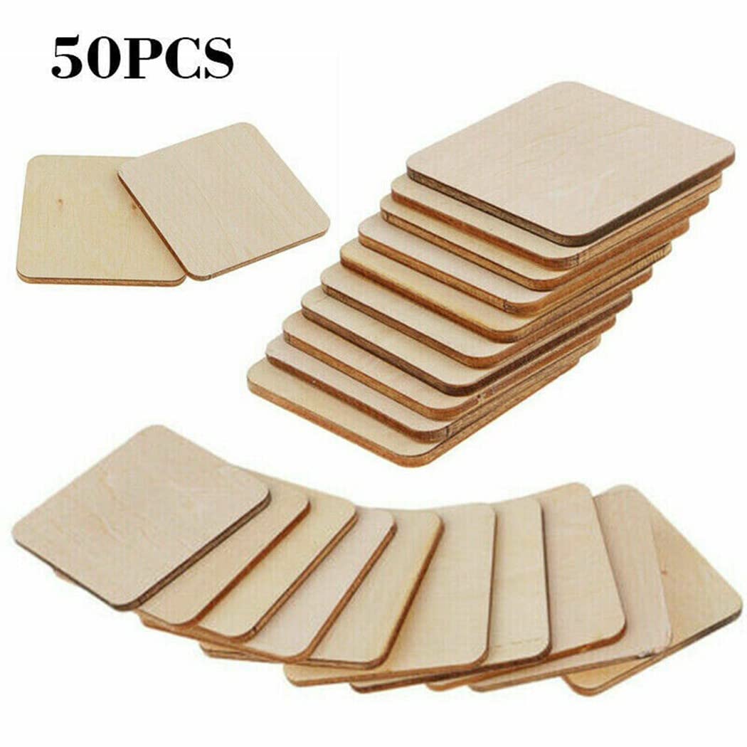 OLYCRAFT 12 stuks blanco harde houten stempel onafgewerkte