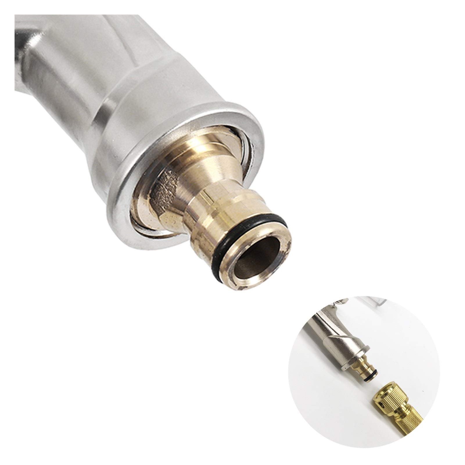 Spruzzatore per irrigazione da giardino Ad alta pressione di acqua Pistola a spruzzo Garden Hose Nozzle regolabile rondella di potere for la pianta del fiore di pulizia della famiglia Rondella 'automo