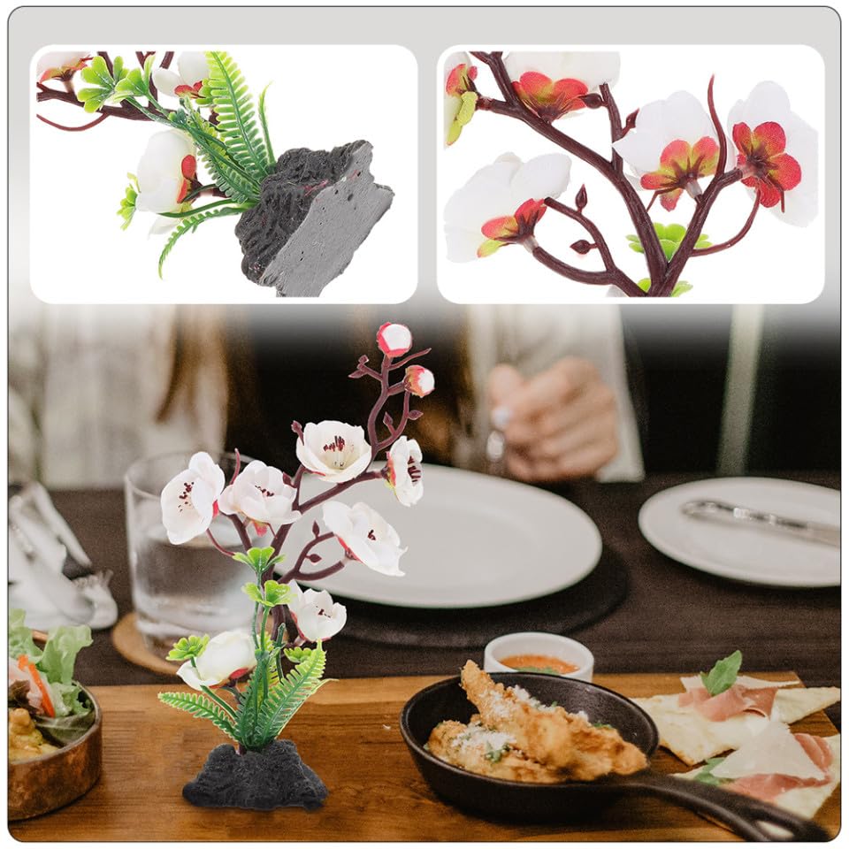 Platos decorativos japoneses para sushi blanco 2 piezas miniatura 3