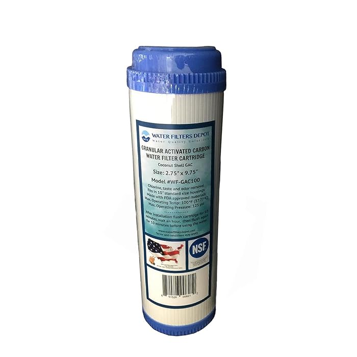 Buy Water Filters Depot (WFD)) WFGAC100 2.5"x9.75" (GAC) Granular
