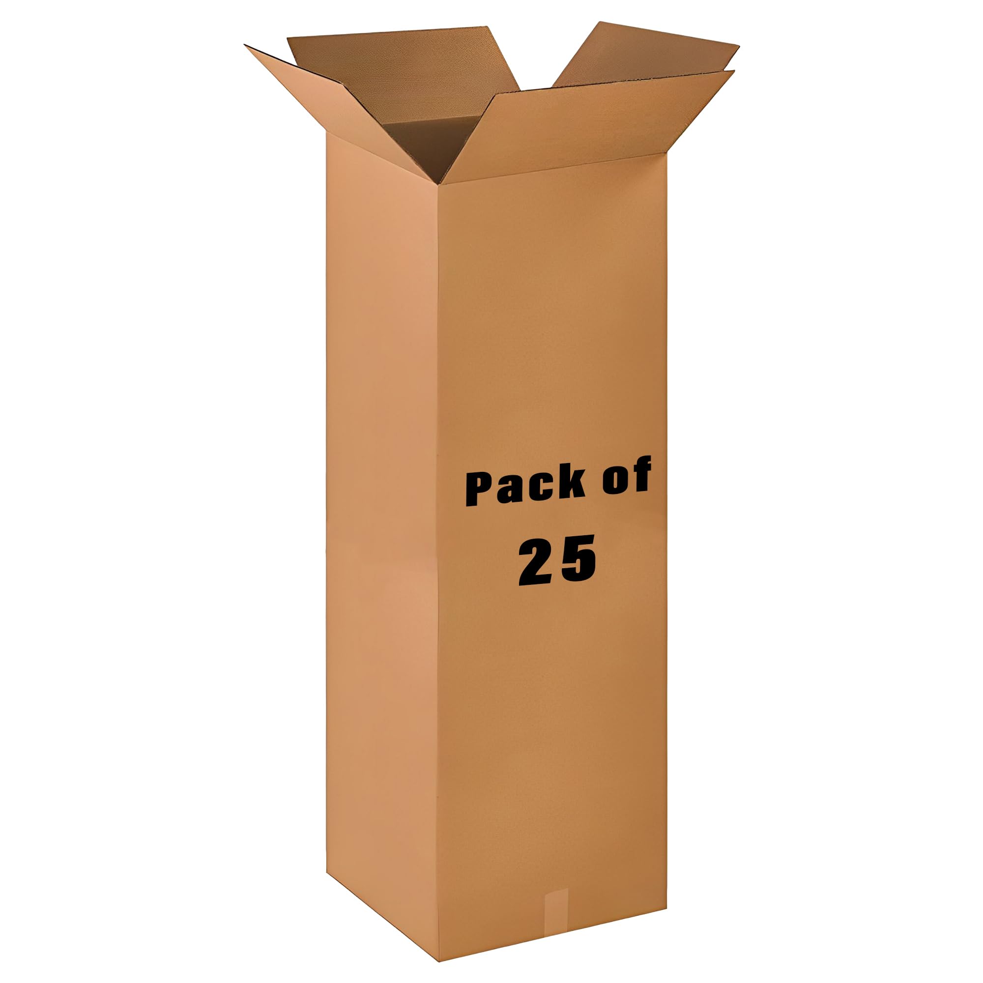Kuber Industries Corrugated Box | 5 Ply Corrugated Packing Box | Corrugated for Shipping | Corrugated for Courier & Goods Transportation | L 8.2 x W 7.2 x H 24 Inch | Pack of 25 | Brown (B0CV3P18MP) Amazon Price History, Amazon Price Tracker