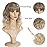 Ucubb Short Curly Wig with Bangs for Women 14 Inches Wavy Bob Wig Synthetic Heat Resistant Fiber Wigs (RT4/10/60)