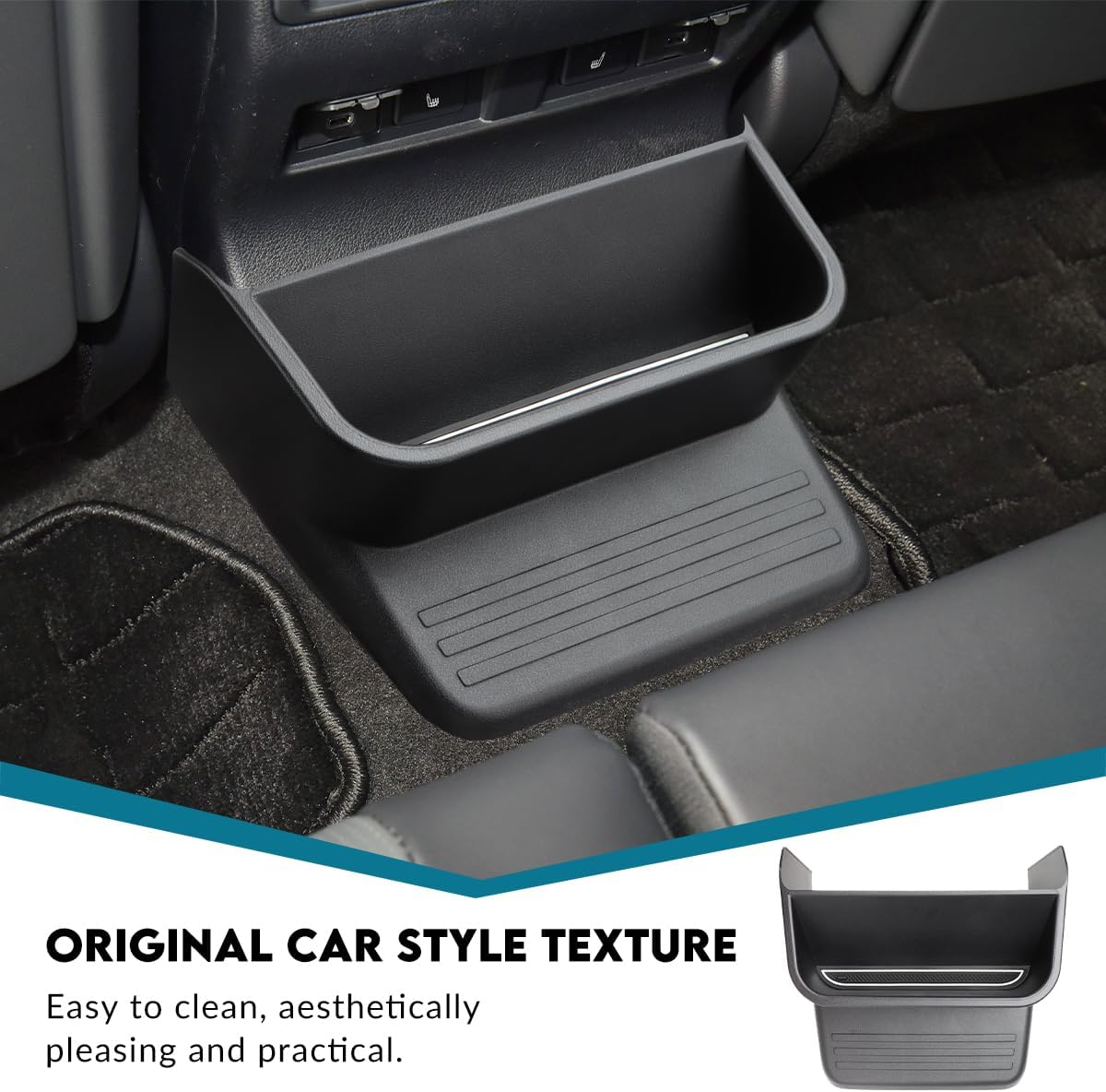 INTGET Rear Center Console Air Vent Cover for 2024 2025 2026 Lexus GX 550 Accessories ABS AC Outlet Protector for 2024 2025 2026 Lexus GX550 Accessories Luxury Plus/Overtrail/Premium image 5