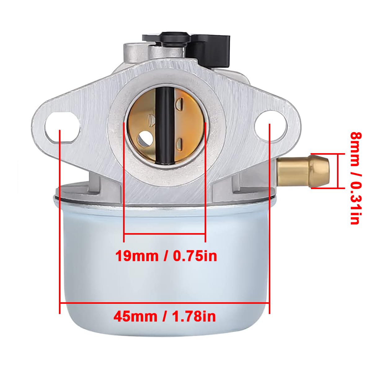 Set Carburatore Per Briggs & Stratton 799868 498170 799872 - Foto 2