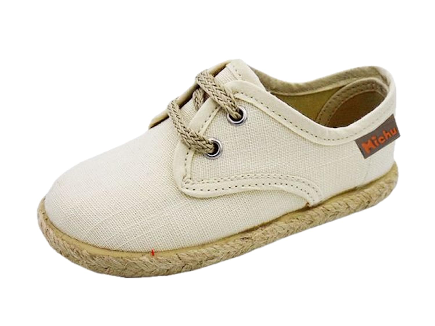 Zapato de niño Tipo Blucher de Esparto Lino esparteña Mod 8027