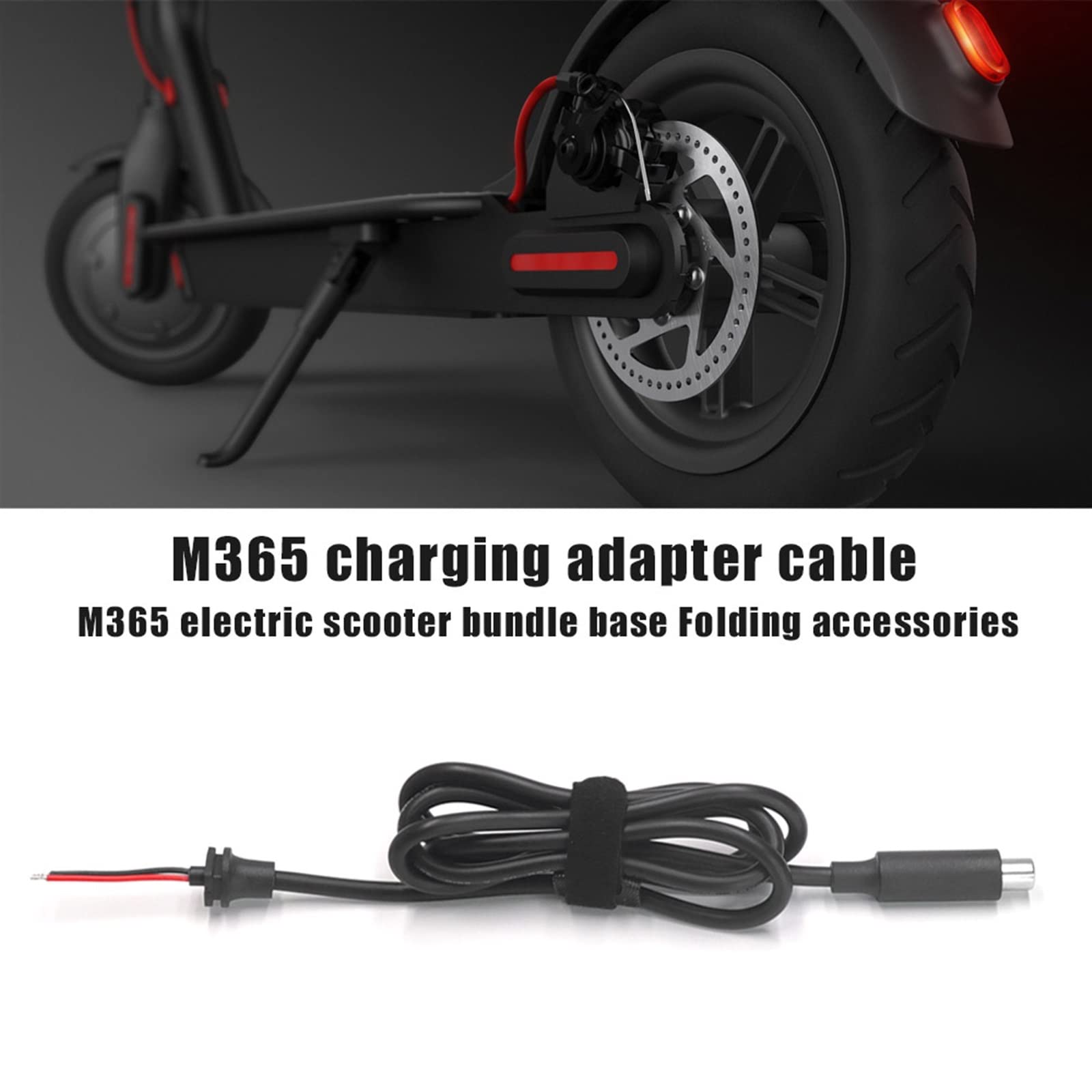 Scooter électrique Ligne 42V 2A Chargeur Accessoires Cordon d'alimentation câble de Charge pièces adaptées for Xiaomi Fit for M365 Adaptateur Secteur for Scooter électrique(One Size)