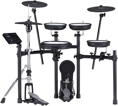 Roland TD-07KVX Electronic V-Drums Kit With VH-10 Floating Hi-Hat and Best-Ever Cymbals Bluetooth Audio & MIDI 40 FREE Melodics Lessons