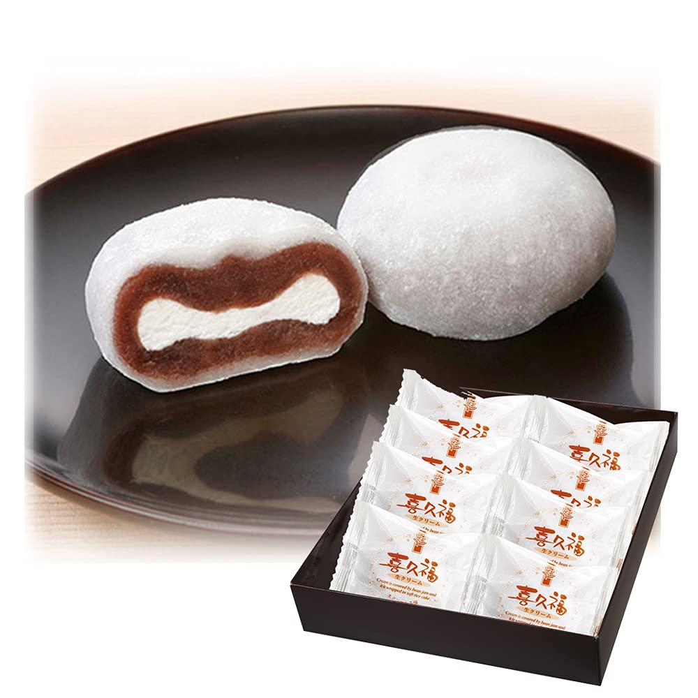 喜久水庵 生クリーム大福 喜久福【冷凍便 仙台土産 国産 スイーツ お取り寄せグルメ 個包装 和菓子 ギフト プレゼント 贈答 手土産 詰め合わせ】 (喜久福 ほうじ茶)