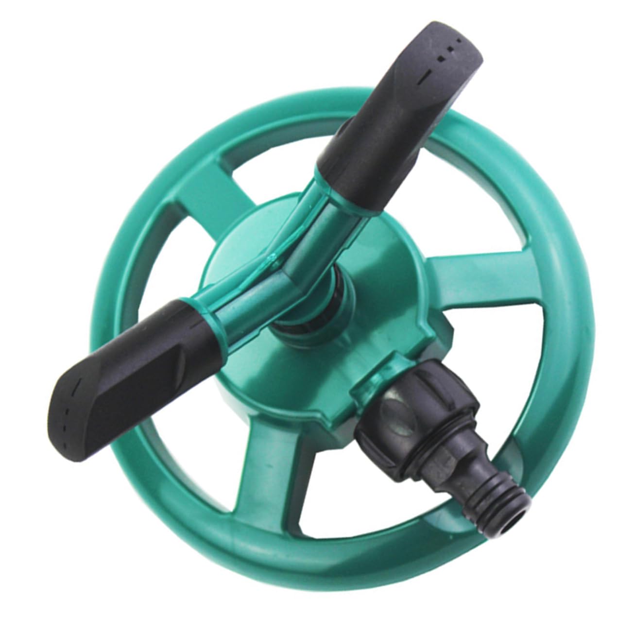 BESTonZON 4 Pièces Arroseur Automatique Rotatif pour Jardin Irrigation de Gazon Asperseur Économique pour Arrosage Uniforme Plantes Entretien de Pelouse