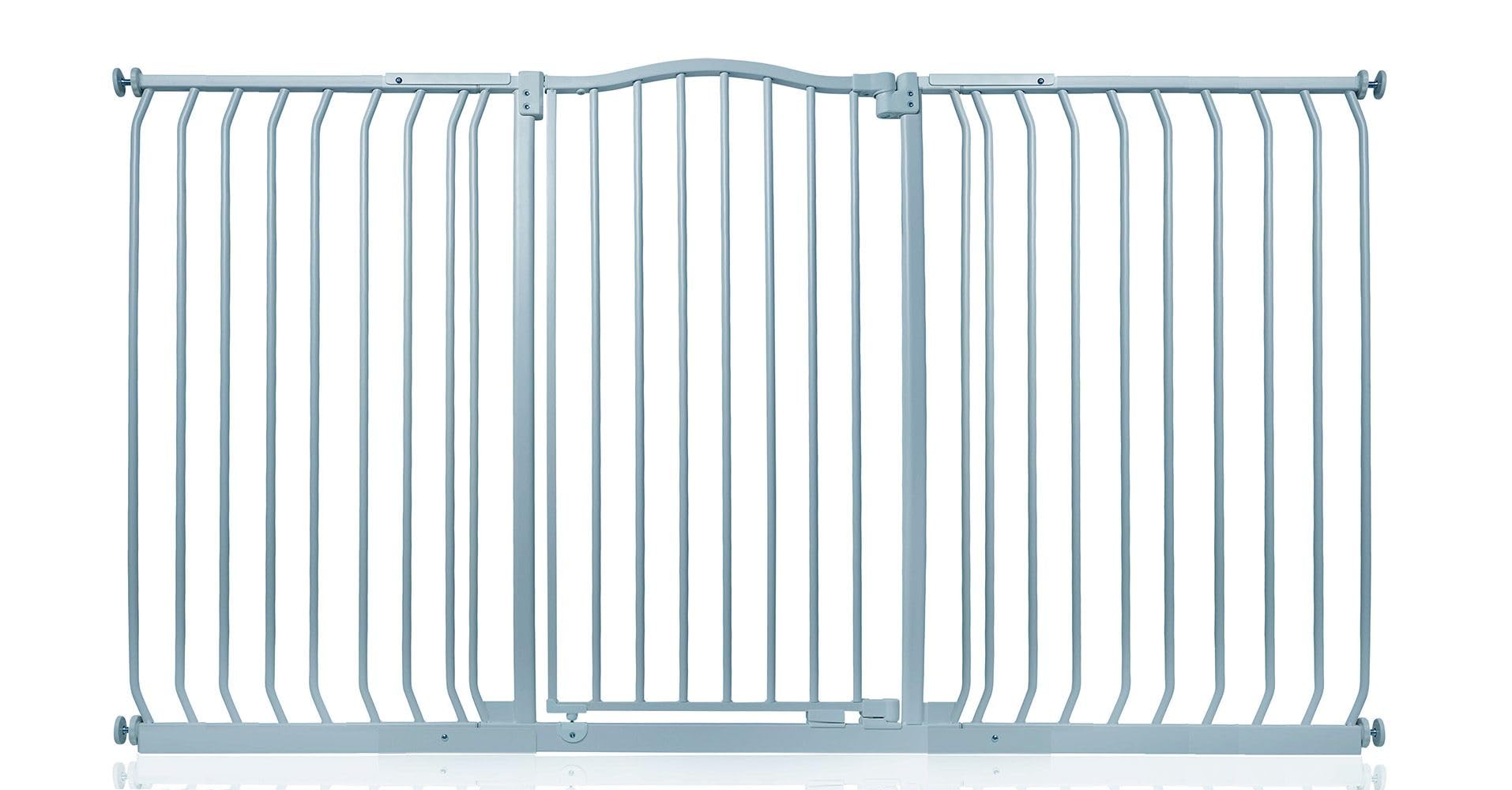 Safetots Extra Tall Curved Top Safety Gate, 116cm - 125cm, Matt Black, Extra Tall 100cm in Height, Pressure Fit Stair Gate, Baby Gate for Doors Hallways and Spaces, Safety Barrier, Easy Installation — view 30