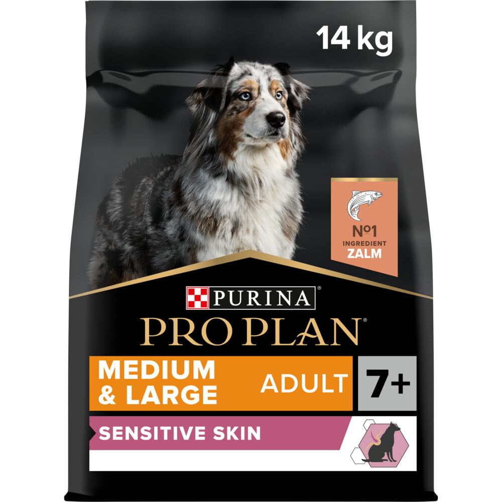 Pro Plan Medium & Large Breed 7+ Sensitive Skin Senior Dry Dog Food Salmon 14Kg