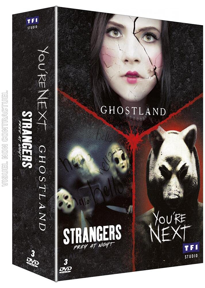 Coffret horreur 3 films : strangers ; you're next ; ghostland
