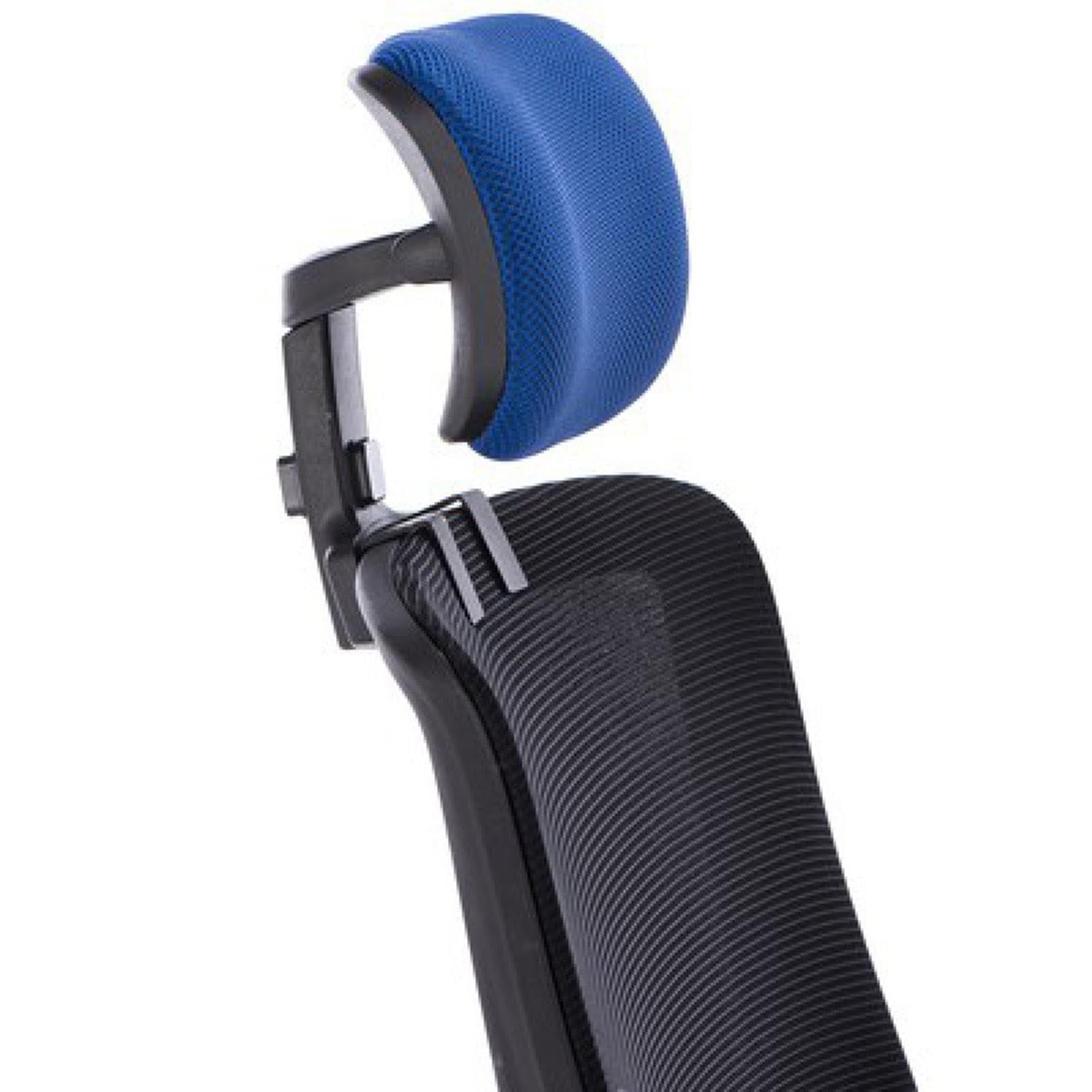 perfk Poggiatesta per Sedia da Ufficio Cuscino per la Testa per Sedia da Computer Facile da installare Cuscino per la Testa Staccabile Durevole Poggiatesta, Blu