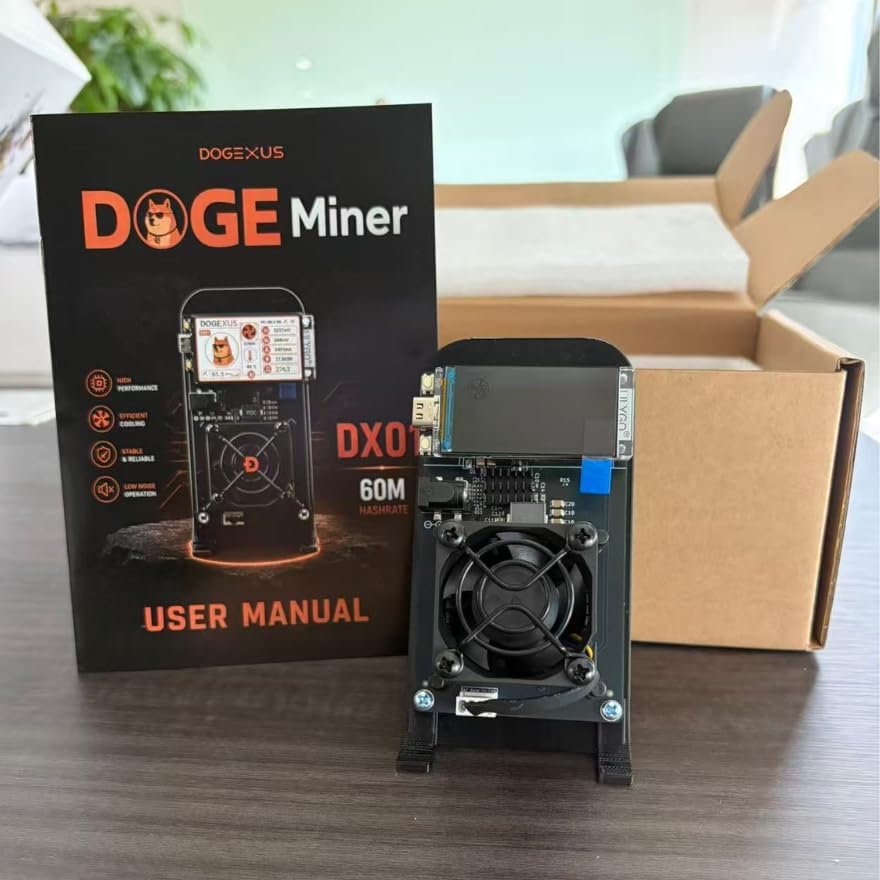 DX01 Doge Miner 60MH/s 18W Doge LTC Coin Crypto Mining Machine | Dogecoin miner 0.3J/Mh energy efficiency 2.4G