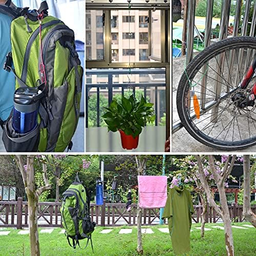 10 PCS Colored Stainless Steel Tethers, Lock Cables,Tether Cables