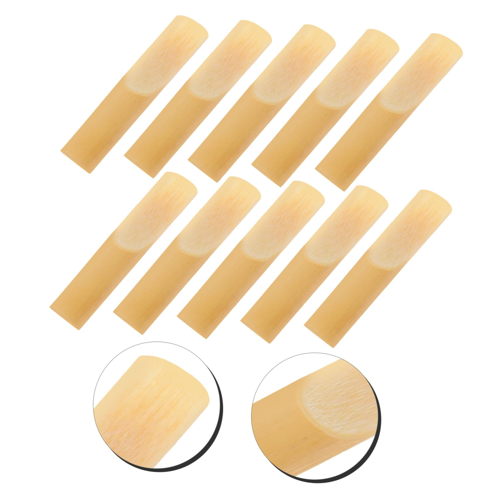 ifundom 50piezas Cañas De Saxofón Eb Para Saxofón Reemplazos Flexibles Tono Rico y Sonido Dureza