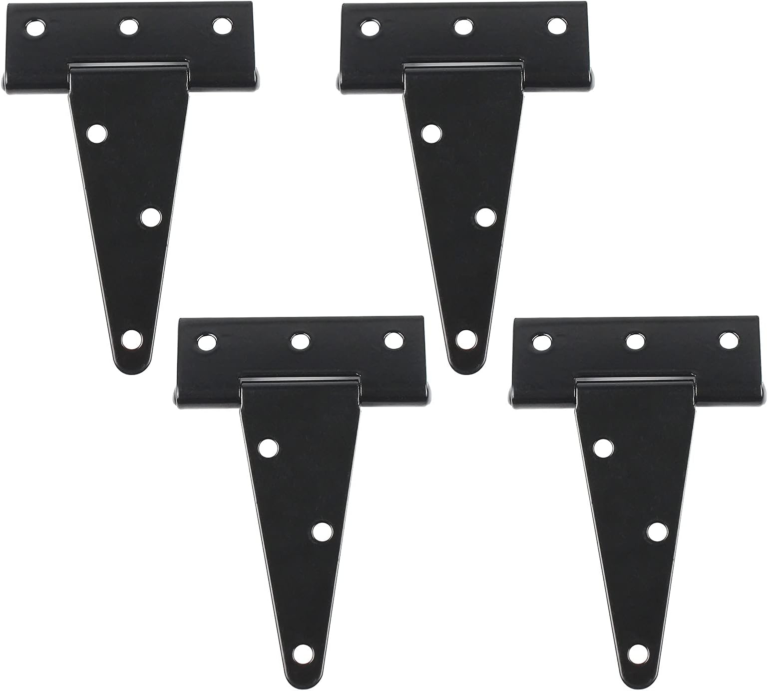 Rural365 Triangle Door Hinge 4 Pk Heavy Duty 8 Inch TStrap Farmhouse