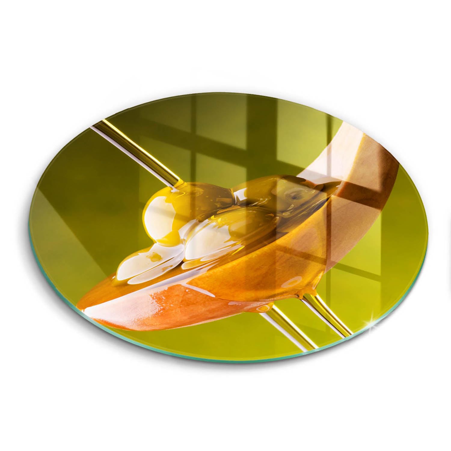 Planche à découper en verre Wallfluent Cuisson Résistance 40cm Oliwa et olives