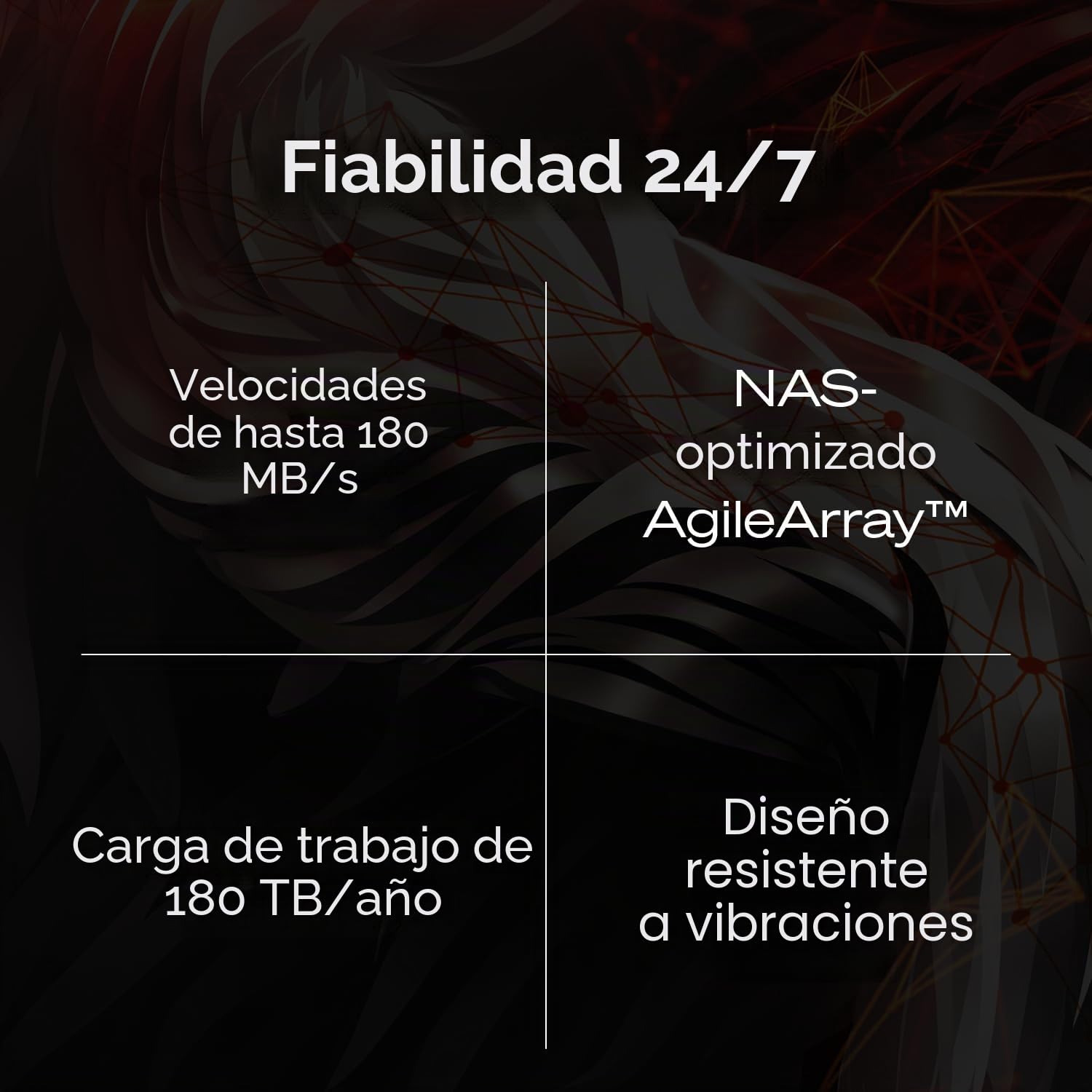 Seagate 12TB IronWolf Disco Duro Interno NAS | SATA 6 GB/s (ST12000VNZ008)