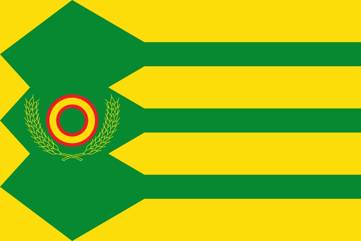 Drapeau Odón Teruel grand format pour mât extérieur et décoration espagnole