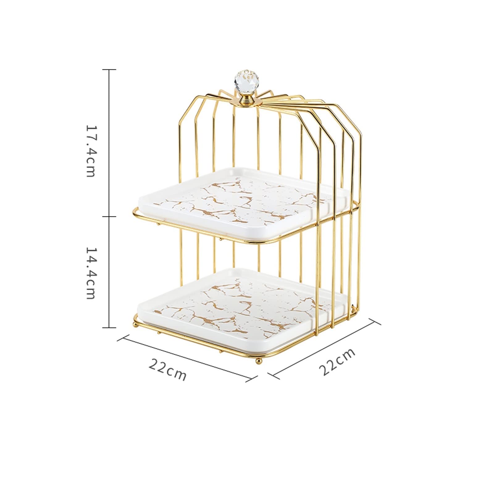 Alzata per Torte in Ferro a più Livelli: Elegante espositore per Pasticceria e portaoggetti