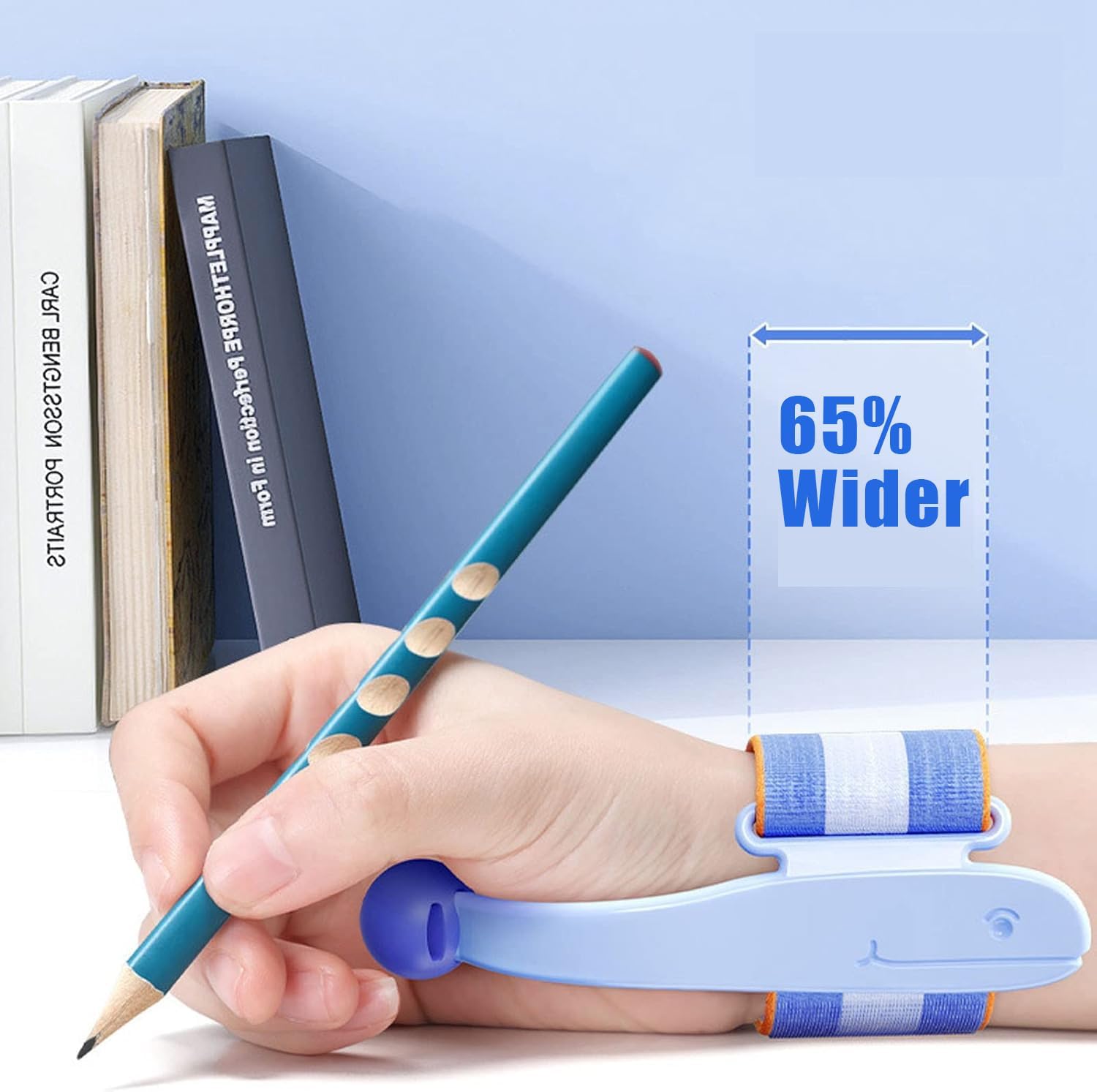 Pencil Grips for Kids Handwriting Anti-Hook Wrist Corrector image 2