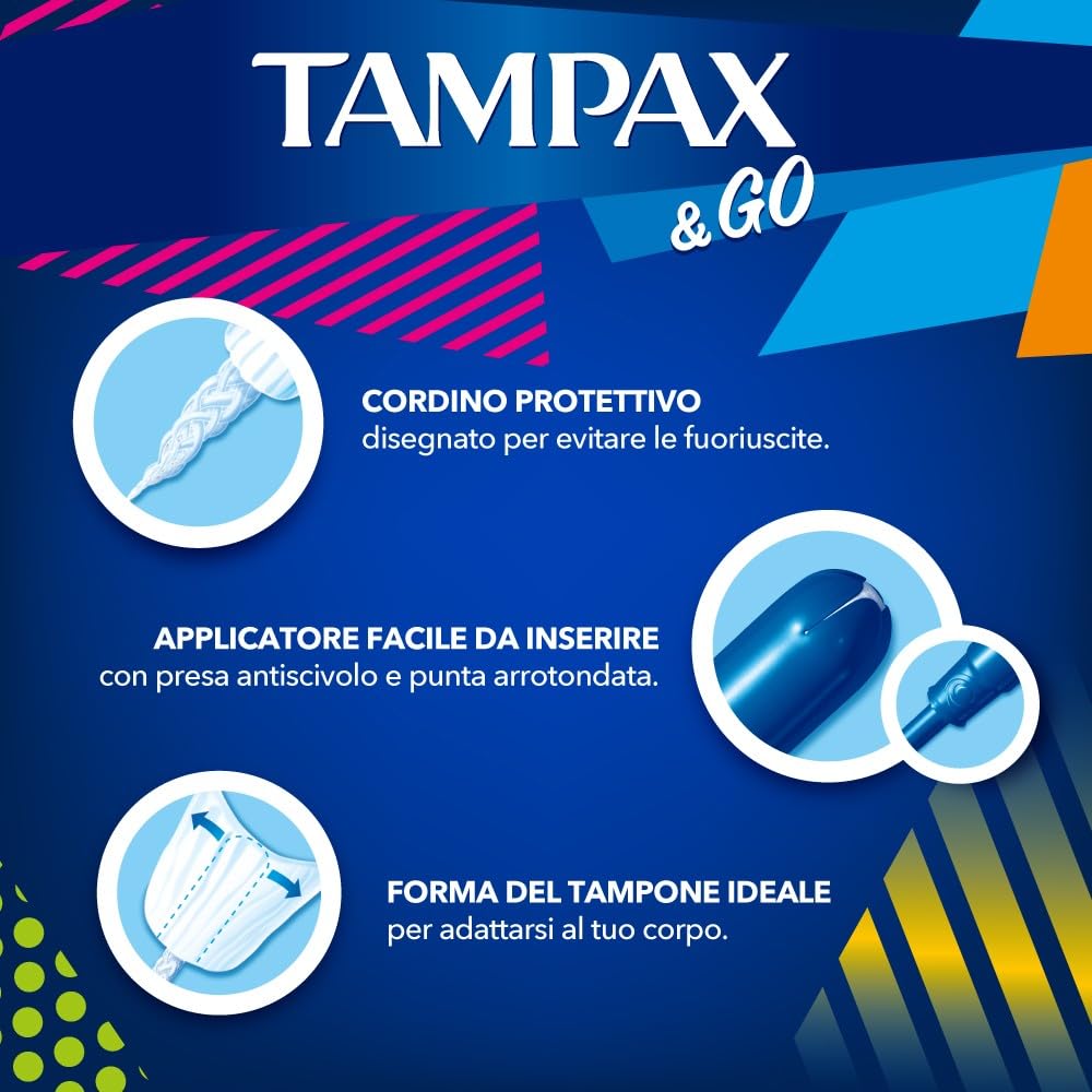 TAMPAX &GO SUPER x18