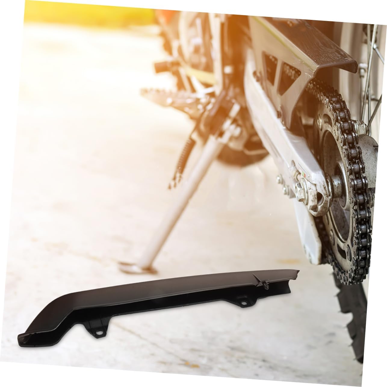 Unomor Motorcycle Accessories Chain Guard for Bike Sprockets Sprocket Chain Case Guard Easy Setup