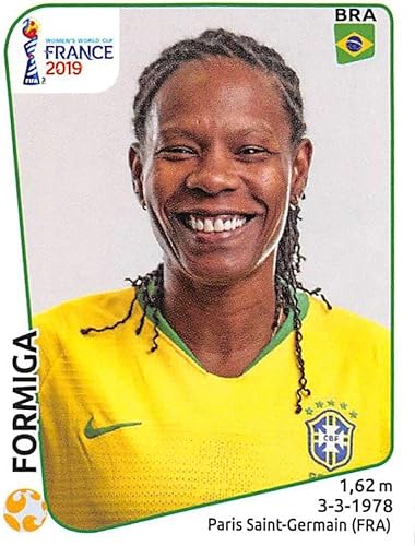 Miniatura 1 de 2019 Panini FIFA Women's World Cup France Album Stickers (Individual Sticker Only) Soccer #227 Formiga Brazil 2 Inch by 2 12 Inch Collectible Sticker