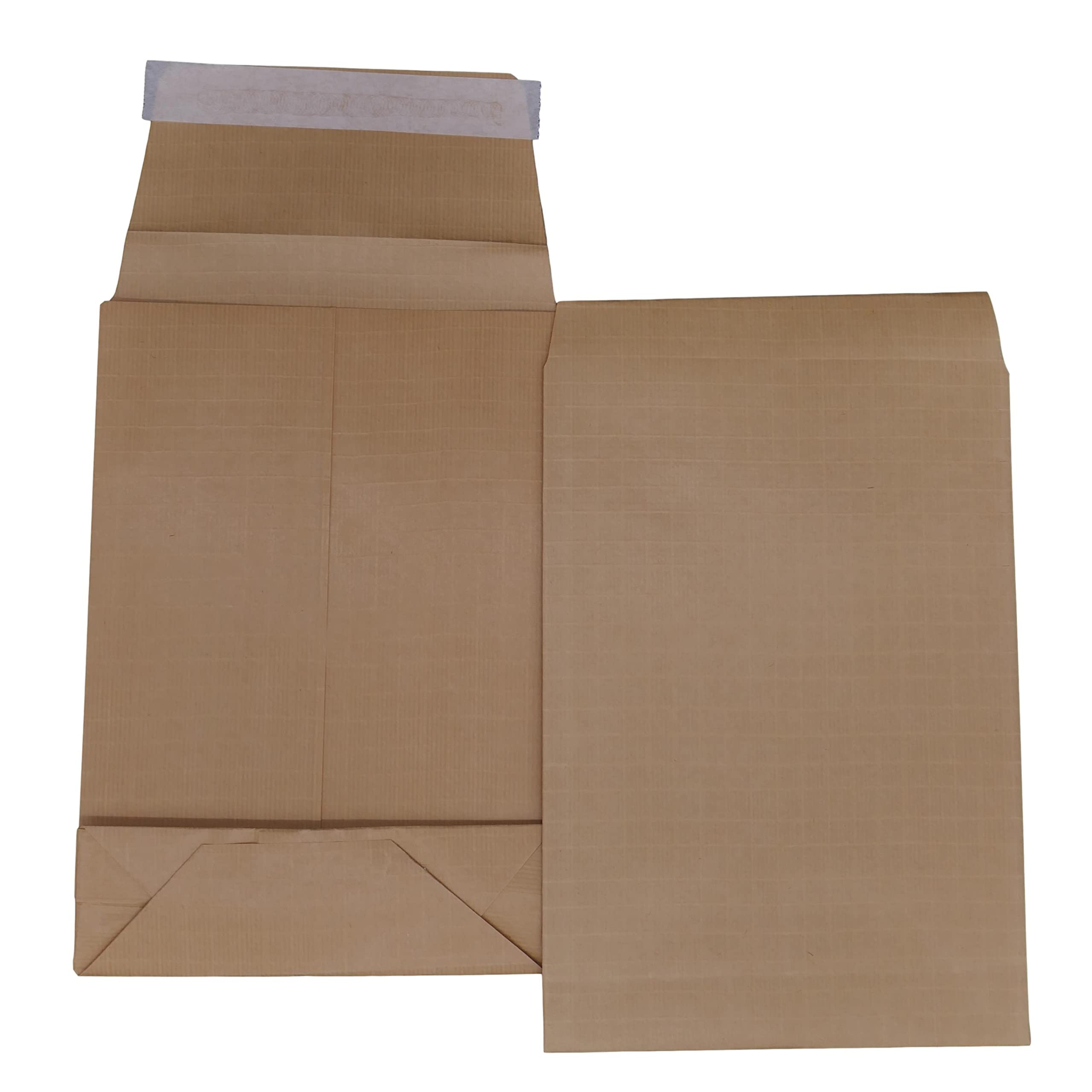 50 50 C4 armate tasche Kraft con soffietto 70 millimetri 229 x 324 mm 135 g kraft rinforzato trasporto solido lacrima sacchetto