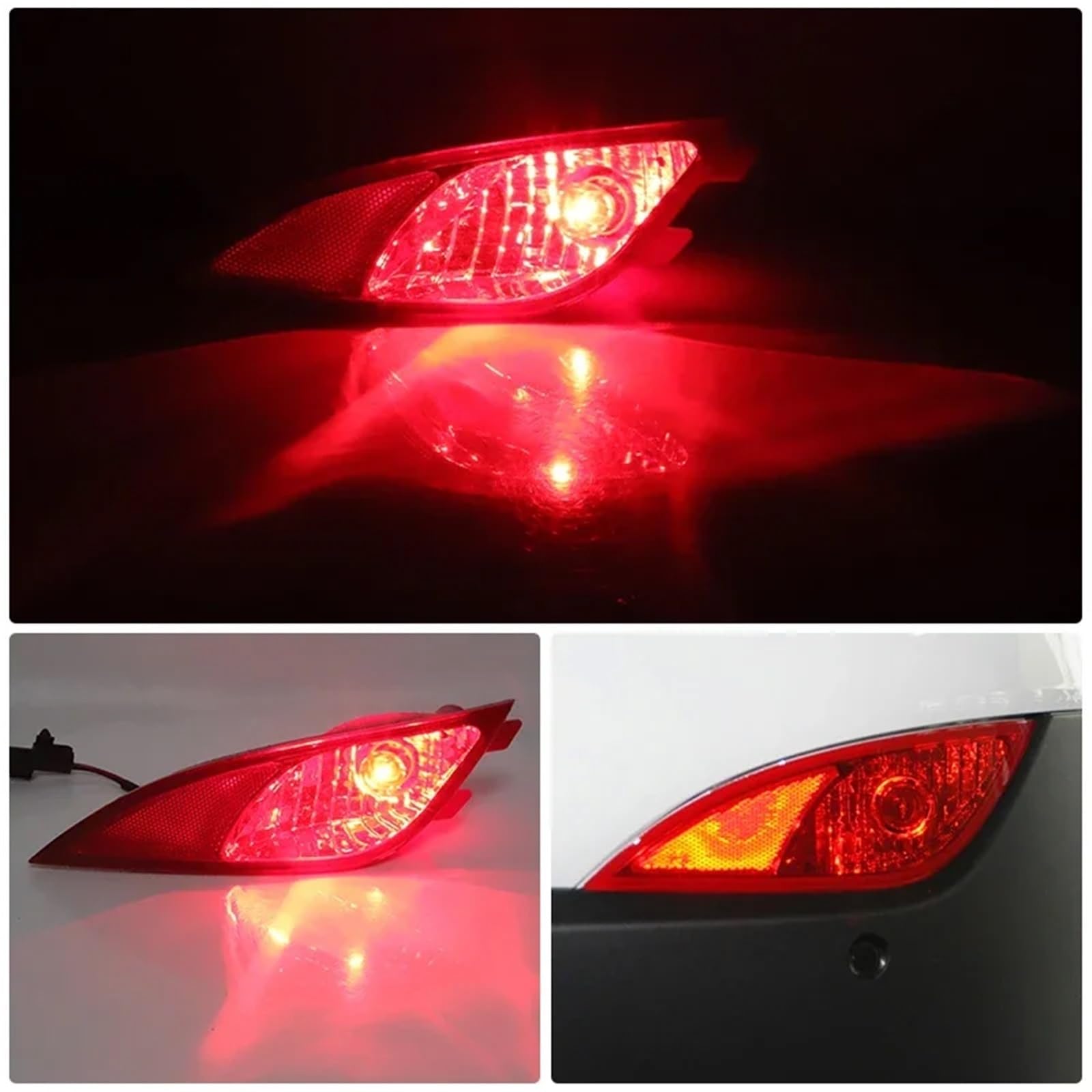 Catadiottro Posteriore Compatibile Con Hyundai Per IX35 2010-2015 Auto Paraurti Posteriore Riflettore Lampada Arresto Segnale Girata Avvertimento Luce Kit Accessori 92405-2Z300