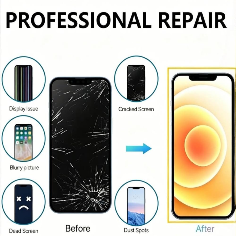 Kit de repuesto de pantalla para iPhone 12 Pro de 6.1 pulgadas