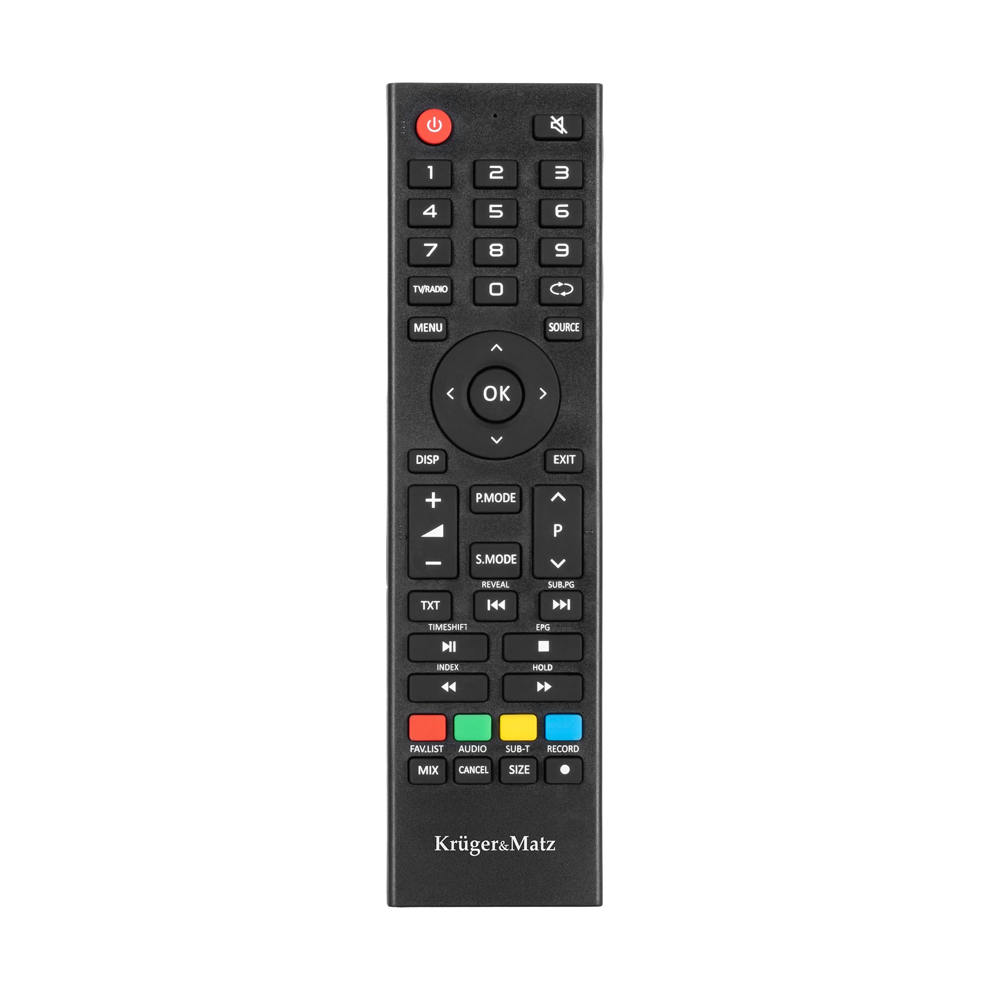 Krüger&Matz Telewizor 24" HD 60 Hz DVB-T2 H.265 HEVC 230/12V