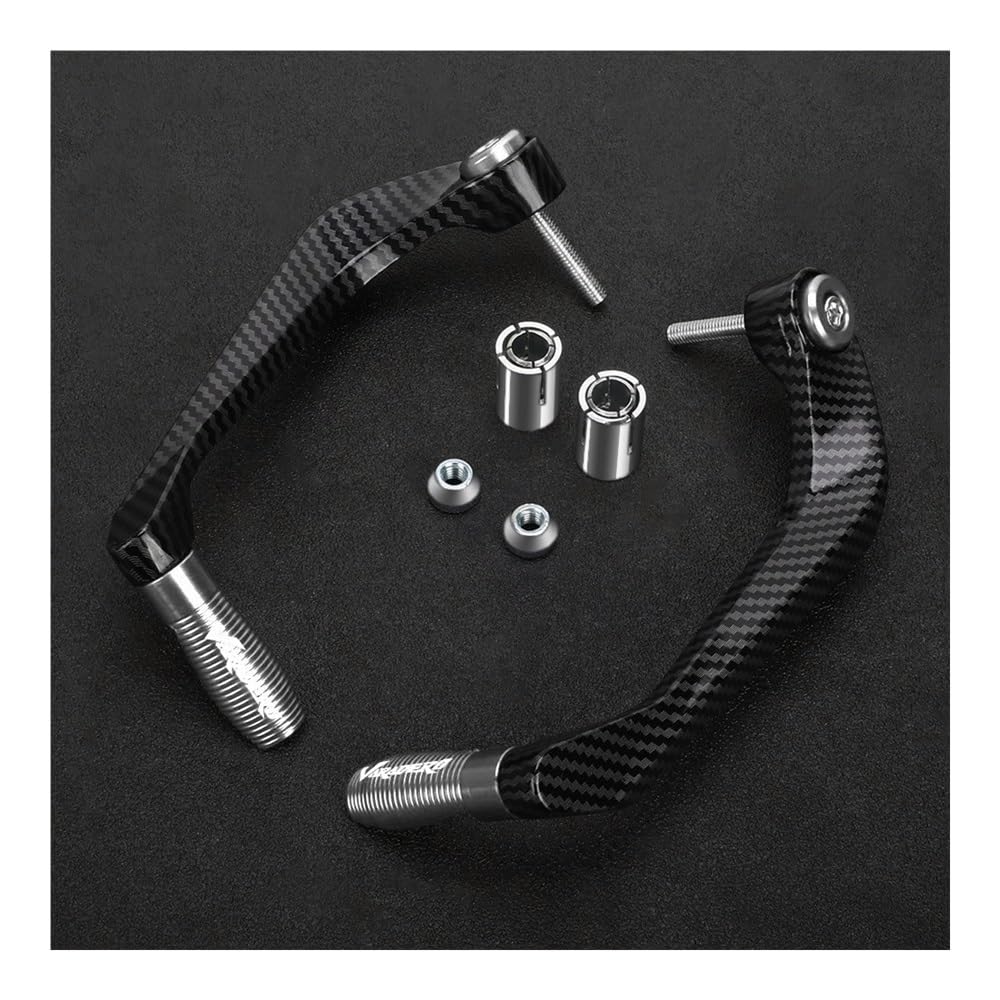 Beqlxta Silver With Logo Brake Lever Guard For Xl125v Xl1000v For Varadero Xl 125 1000 V 125V Motorcycle Handlebar Brake Clutch Lever Hand Guard Protector Handguard(Silver With Logo)