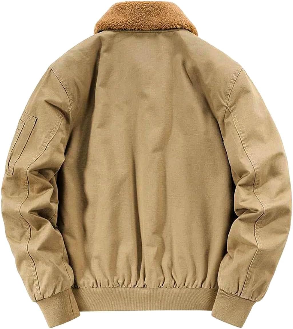 Men's Thick Workwear Coat Warm Multi Pocket Tooling For Driving Travel Outdoors Sports Running Jacket