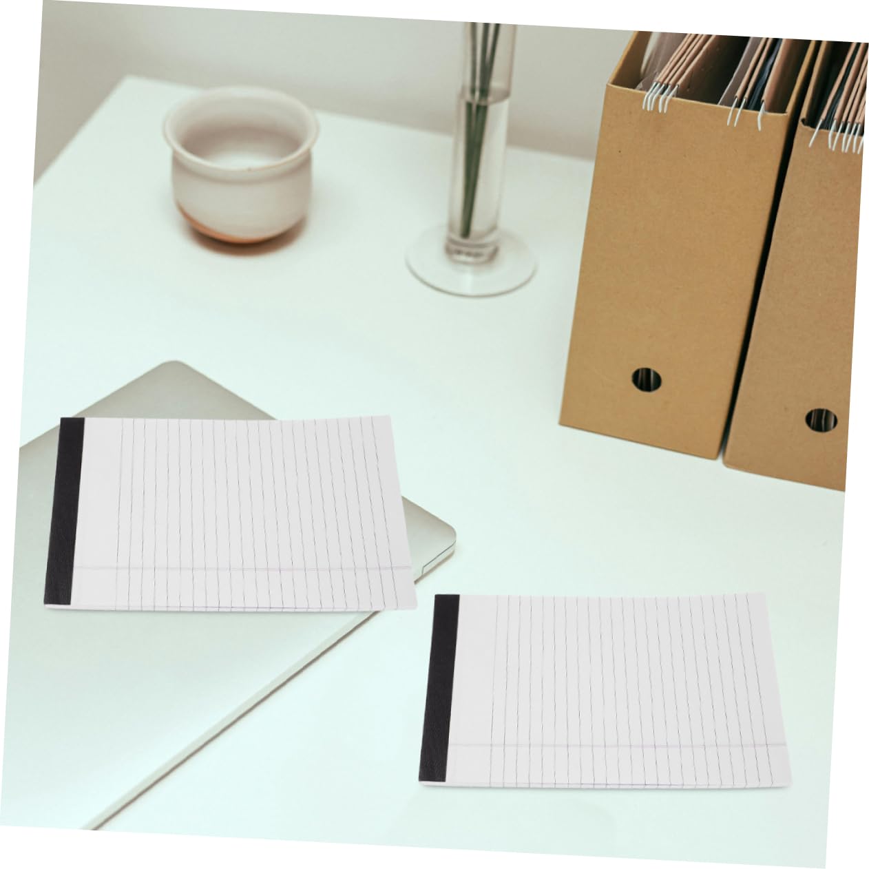 Notizblock A5 Abreißbar Breit Liniertes Papier Taschengröße 8 Stück für Büro und Verwaltung Notizbuch Ideenbuch