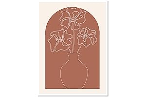 Boho Flowers for Arch Wall Decor, Unframed Floral Print for Wedding Arch, Ceremony Backdrop