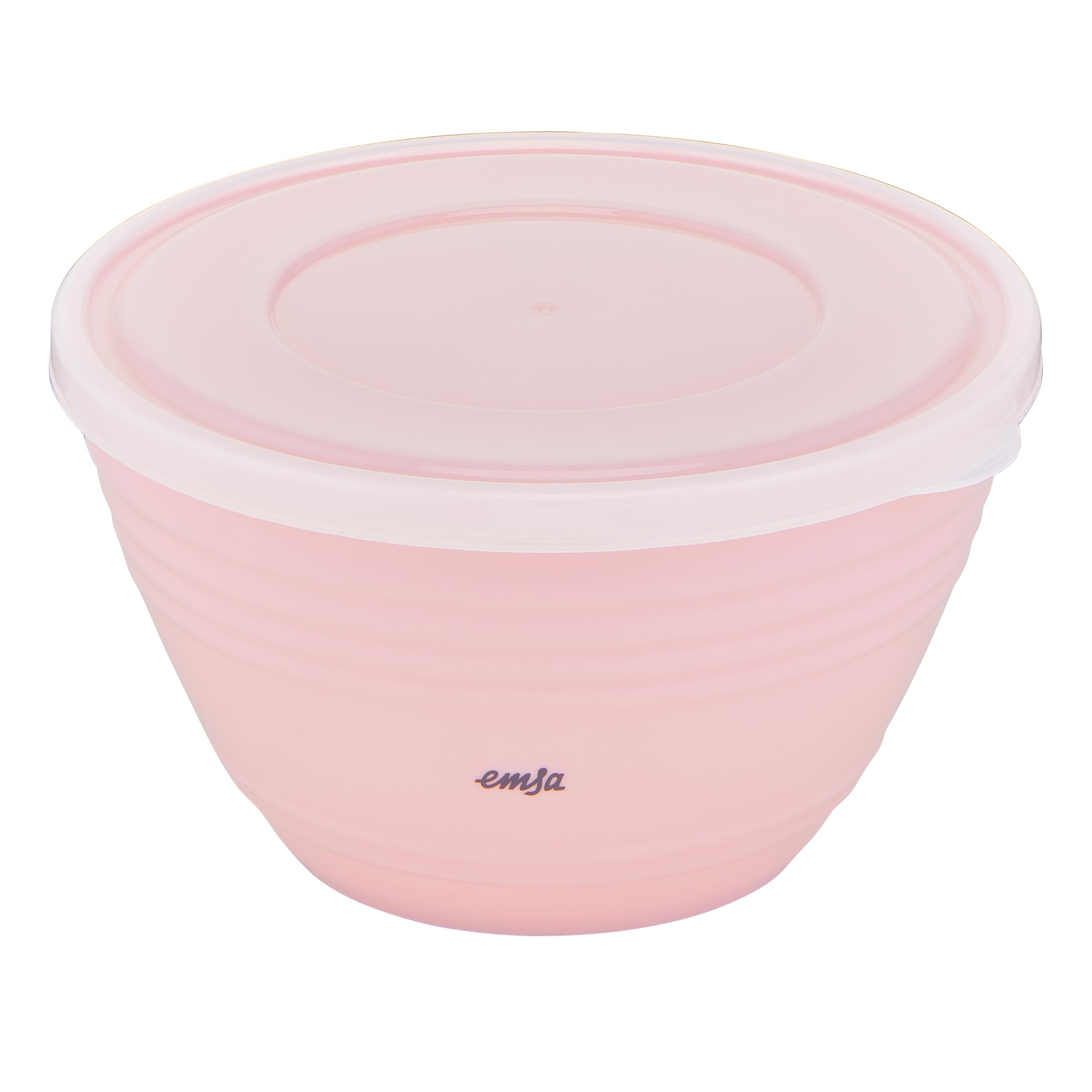 Bol Mélangeur Emsa Prep&Bake Lot De 3 - Plastique 1.7L + 2.75L + 4.15L Avec Couvercles - Fond Antidérapant - Passe Lave-vaisselle